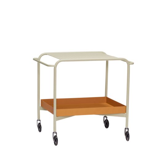 Push Servierwagen - Sandfarben/Braun Artikelnr