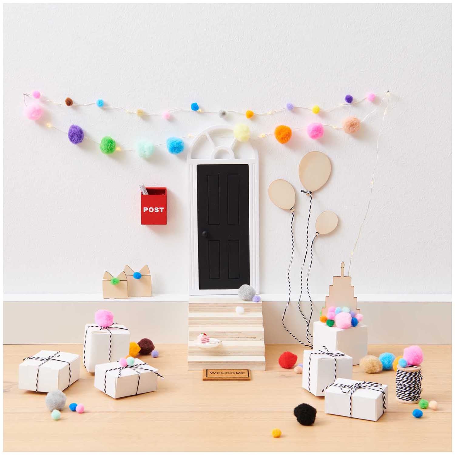 Pom Poms - Bunt