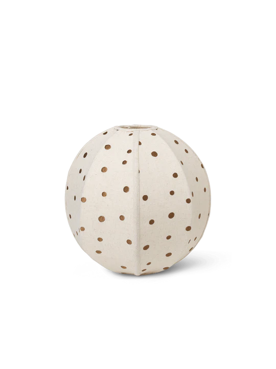 Dots Embroidered Textile Lampshade
