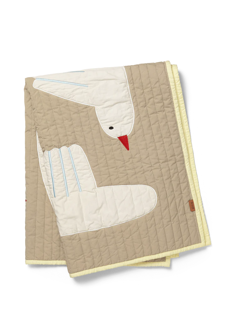 Bird Quilted Blanket