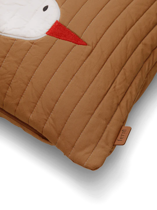 Bird Quilted Cushion Rectangular