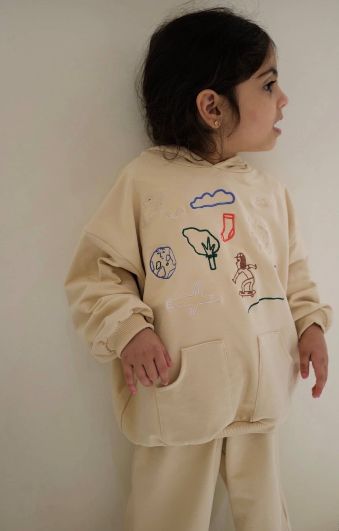 Statement Hoodie - Crème