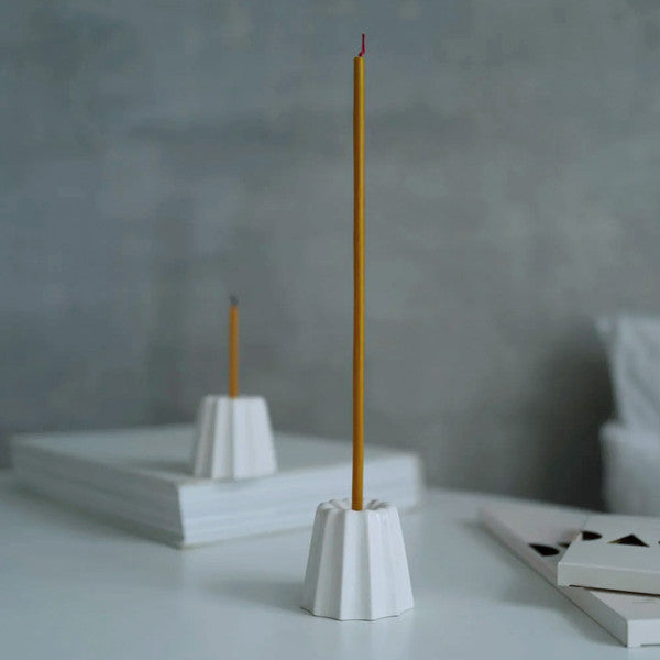 Big Porcelain Candle Holder - Kerzenhalter