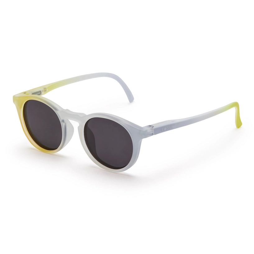 Polarisierende Sonnenbrille Kids - Eisblau/Neongelb