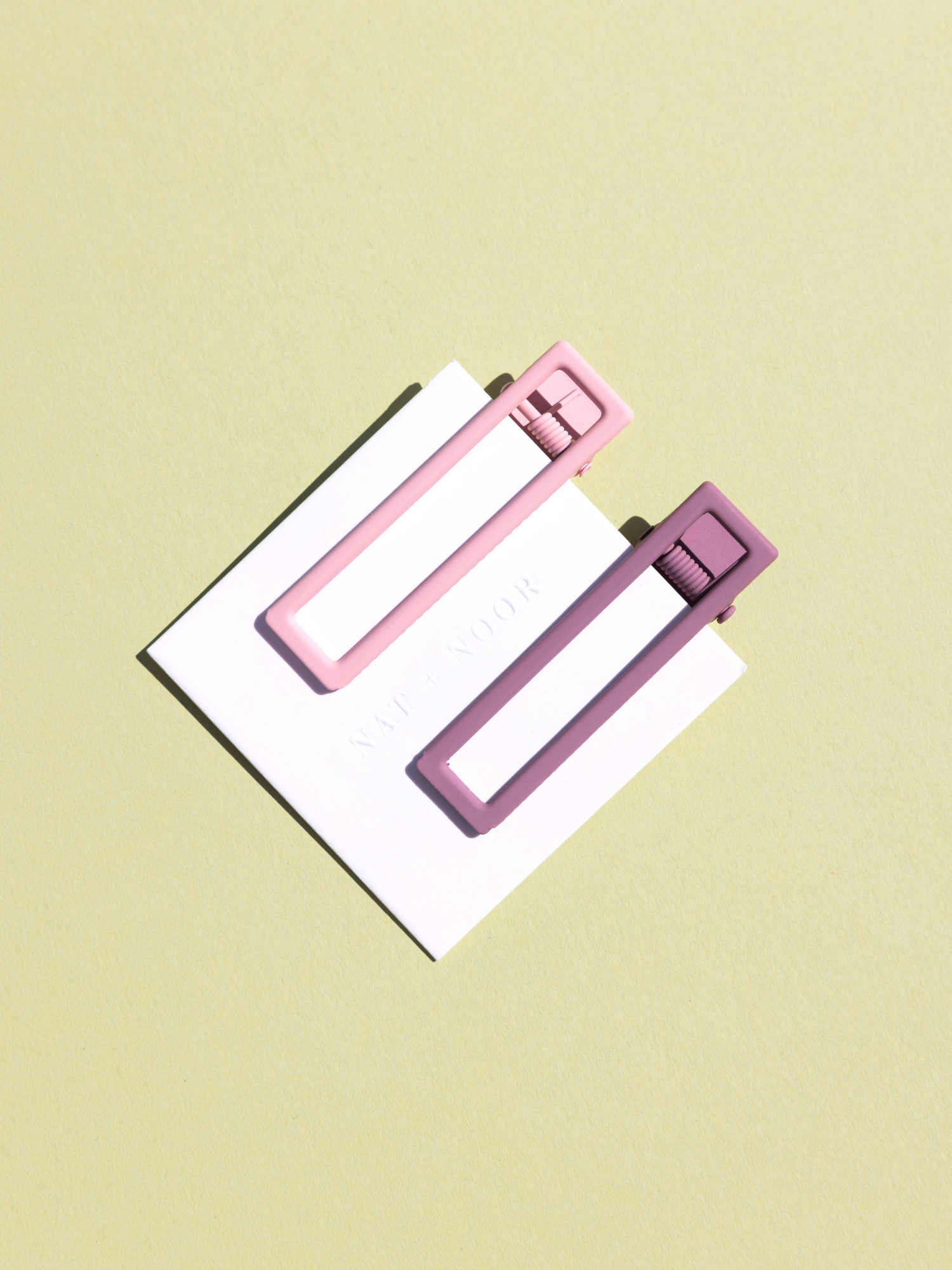Lu Lu Haarspangen-Set - Mauve+Rosa