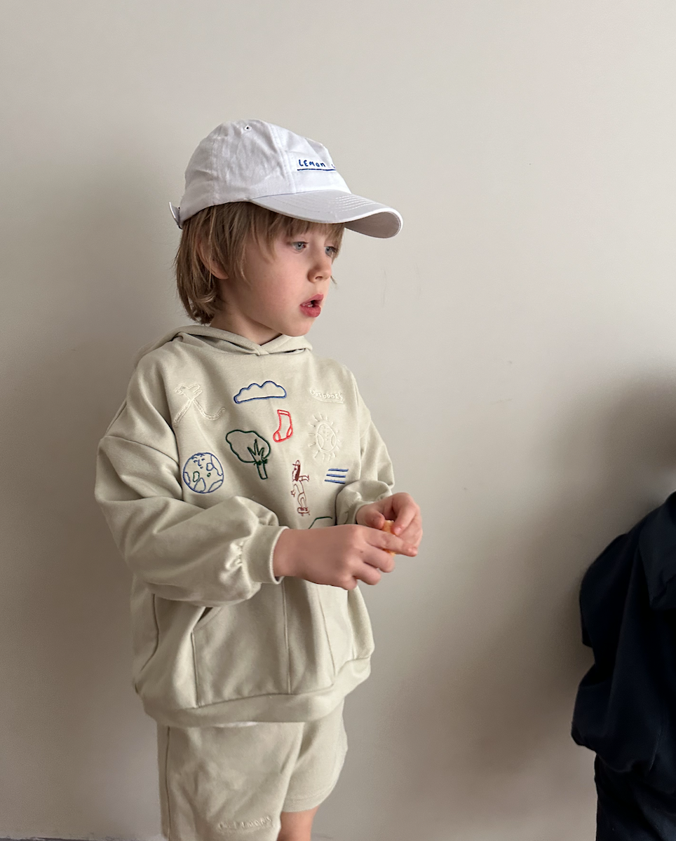 Statement Hoodie - Crème
