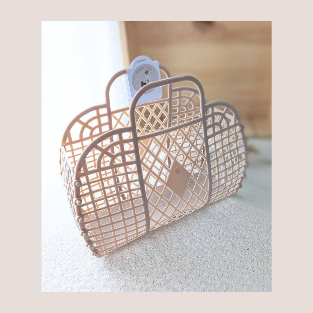 Vintage Retro Korb - Rosé