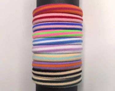 Haargummis - Lulu - weiß - Flieder