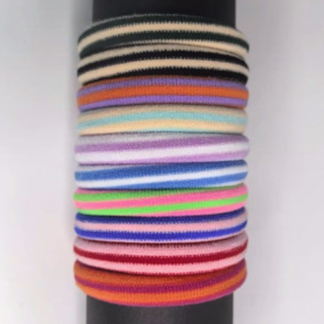 Haargummis - Lulu- rosa-blau