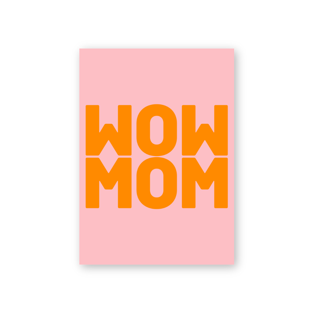 Postkarte - WOW MOM