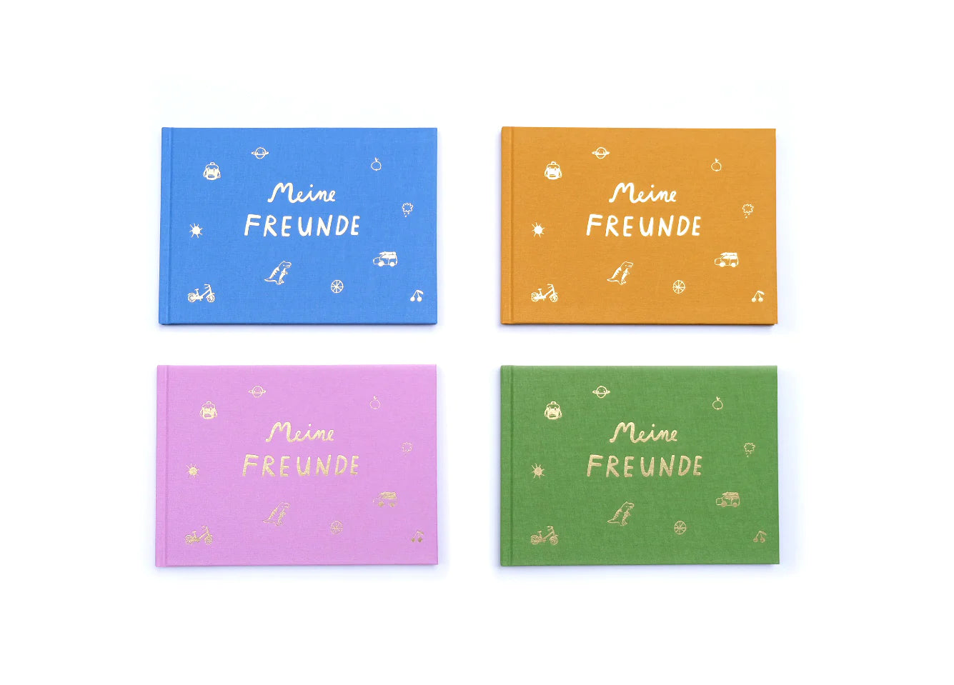 Freundebuch - Gelb
