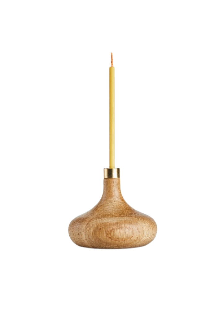 Candle Holder Oak - Kerzenständer