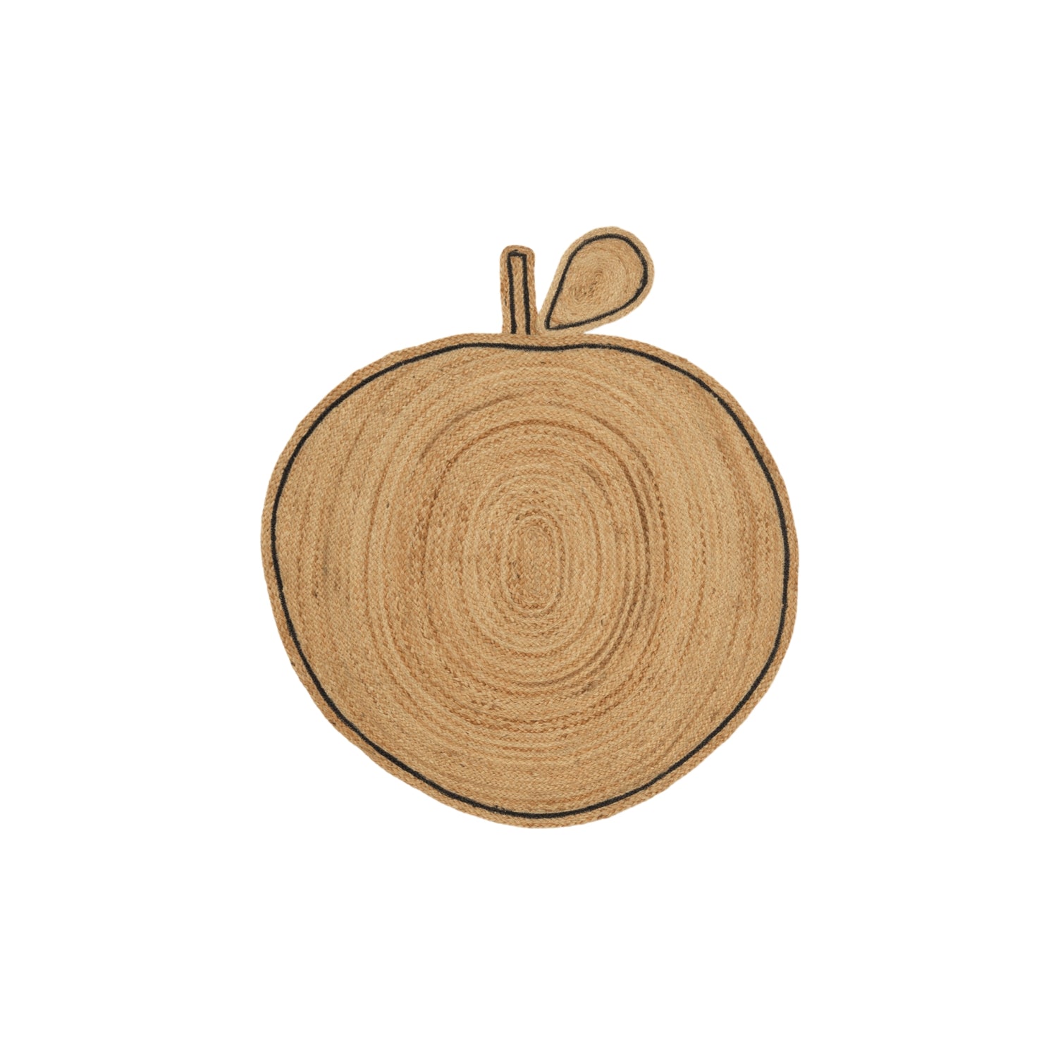 Apple Braided Jute Rug - Kinderteppich