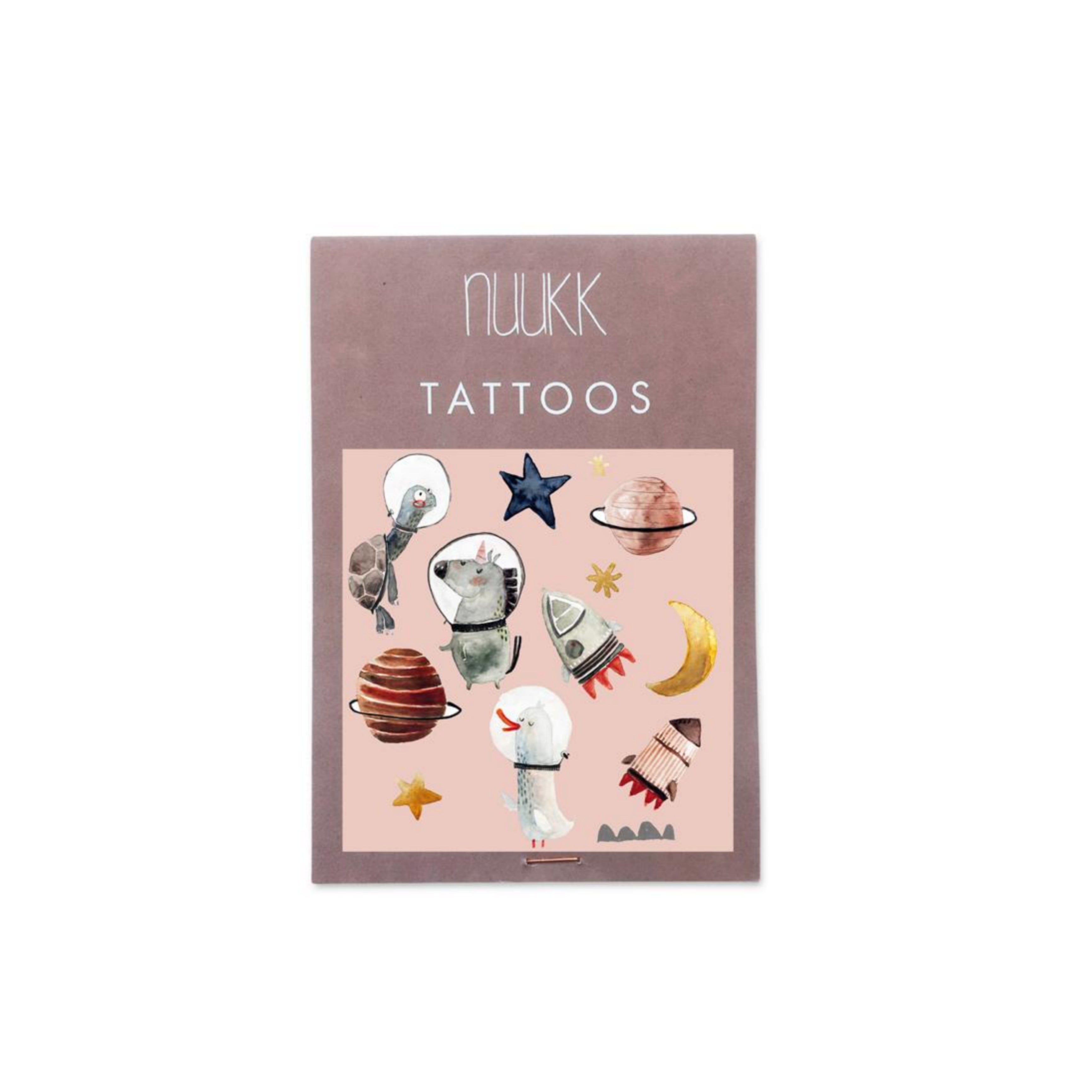 Vegane Kindertattoos - Space