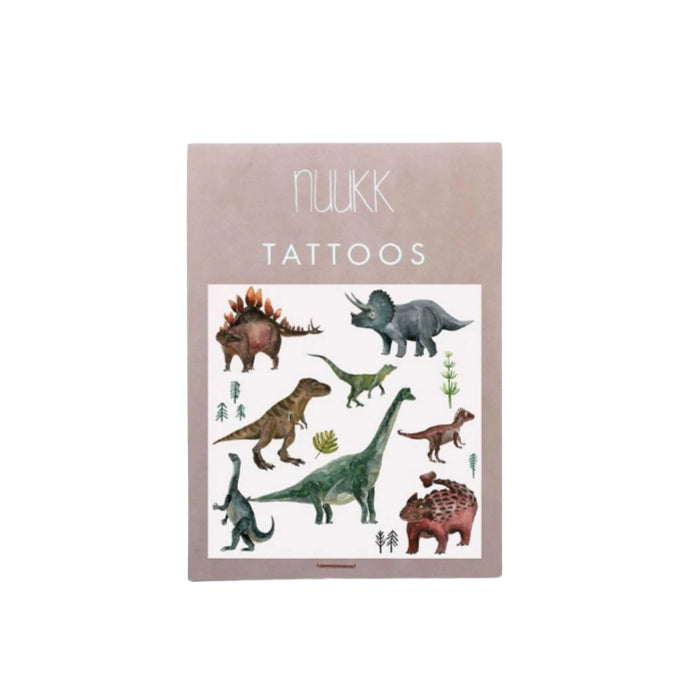 Vegane Kindertattoos - Dino