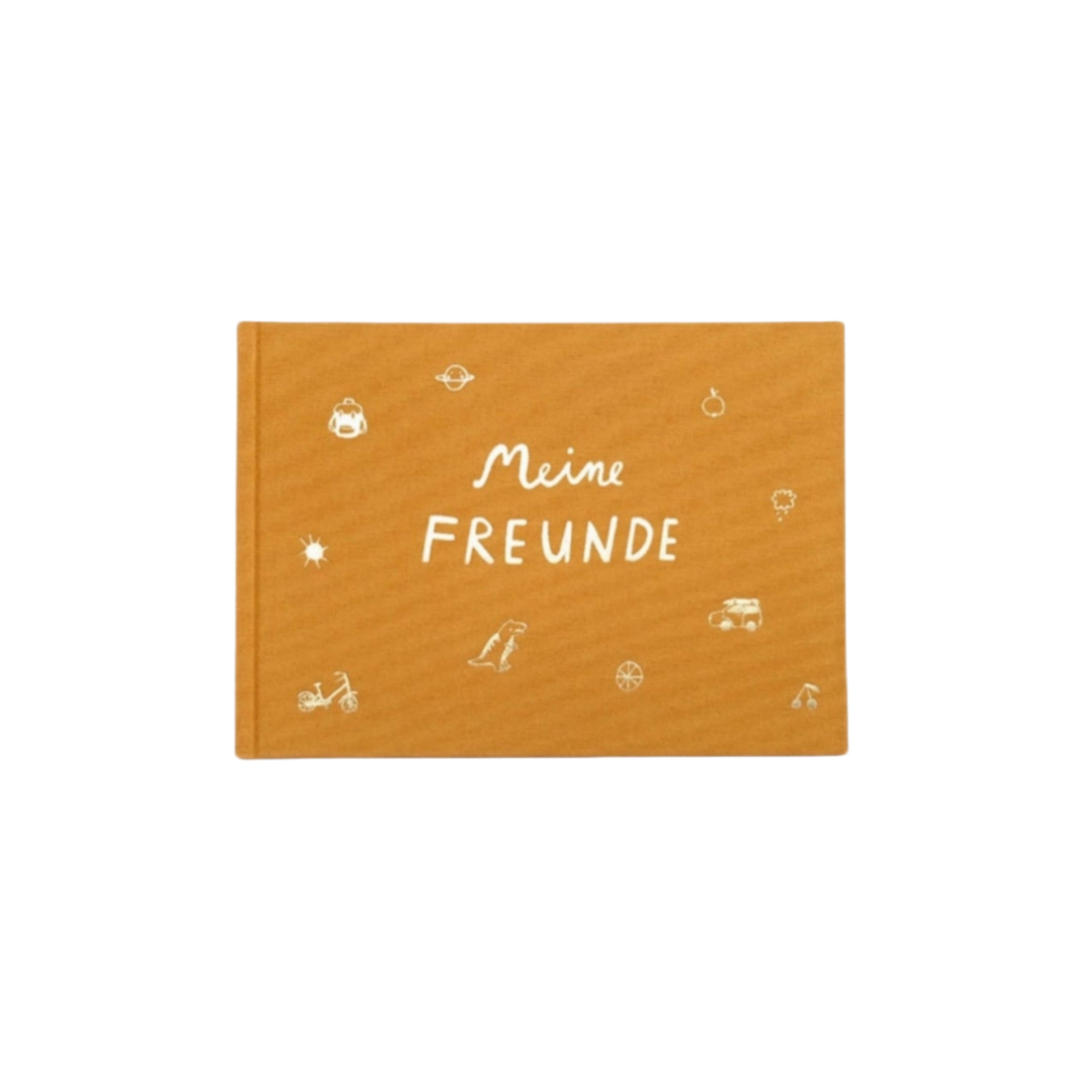 Freundebuch - Gelb