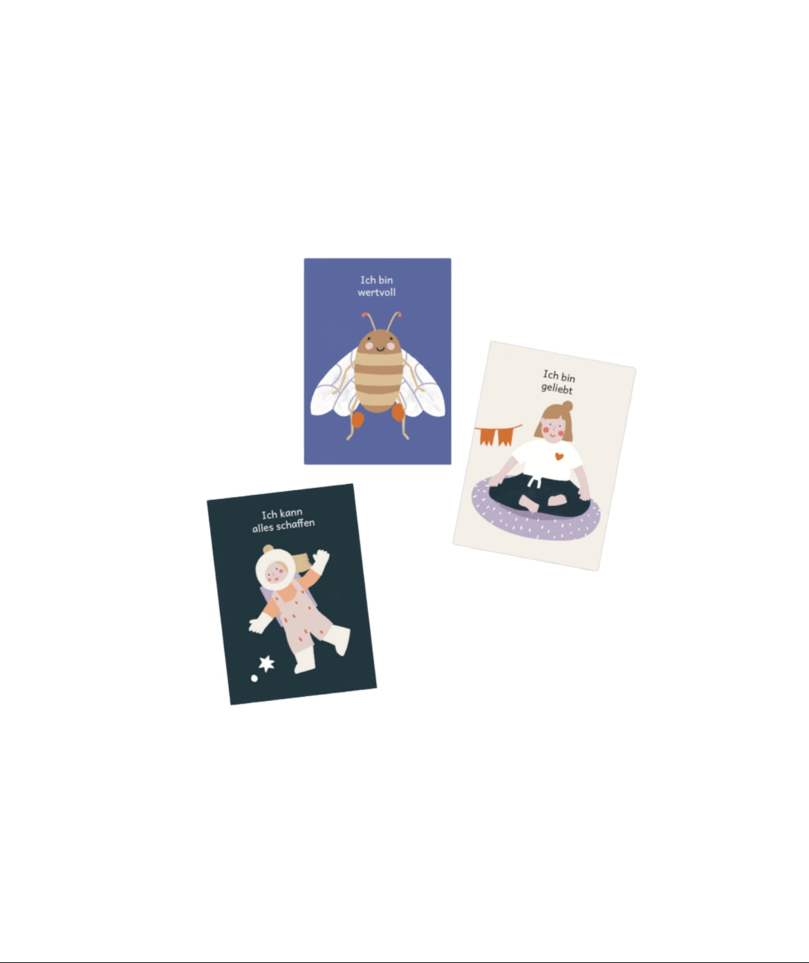 Kinder Affirmationskarten Set