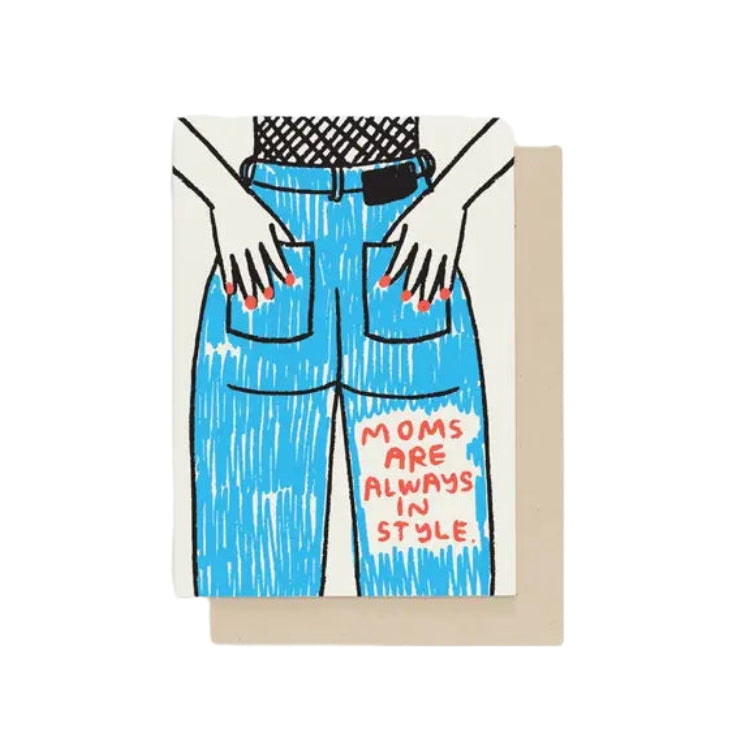 Postkarte - Moms are always in Style
