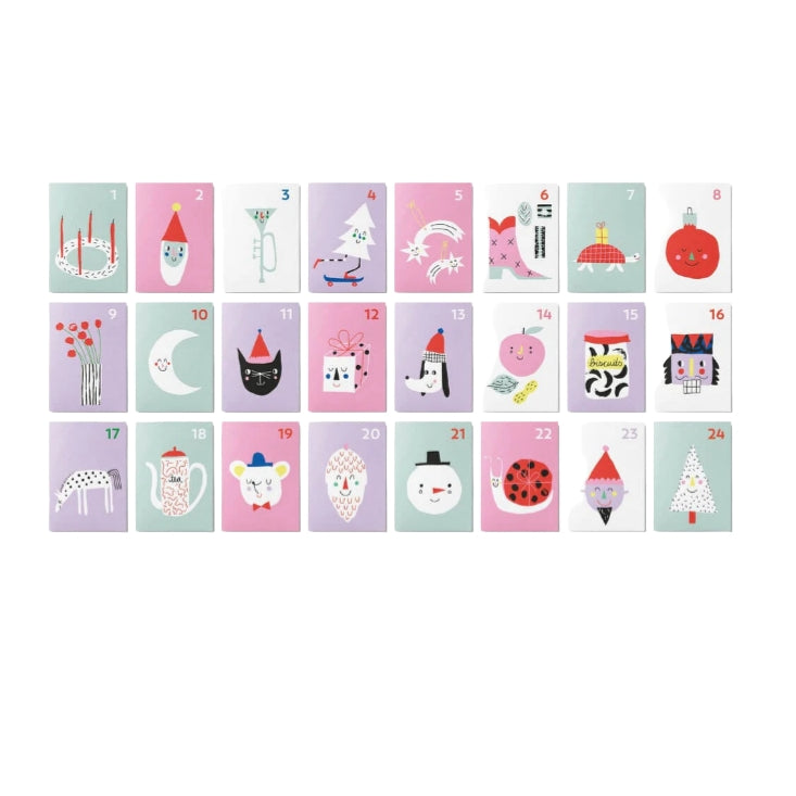 Mini Kalender - Kartenset
