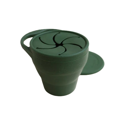 Faltbarer Snack Becher - Dark Green