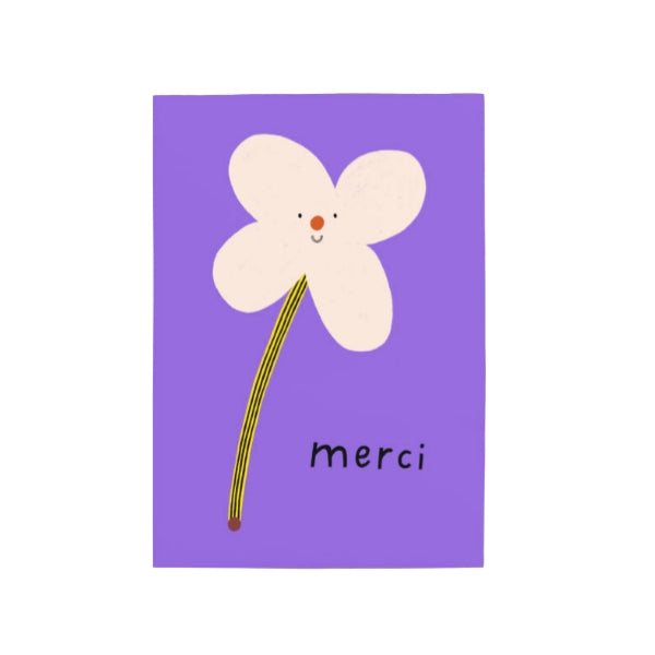 Postkarte - Merci