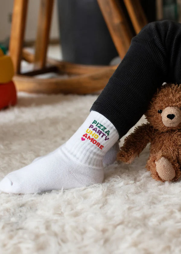 Pizza, Party & Amore - Mini Tennissocken