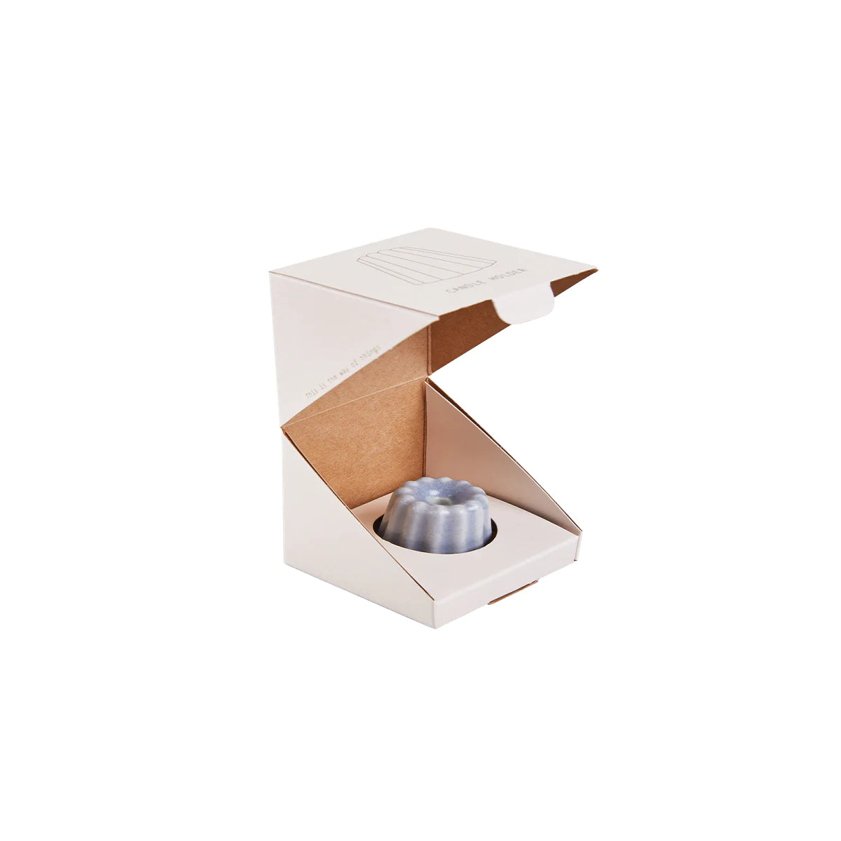 Canele Porzellan - Kerzenhalter