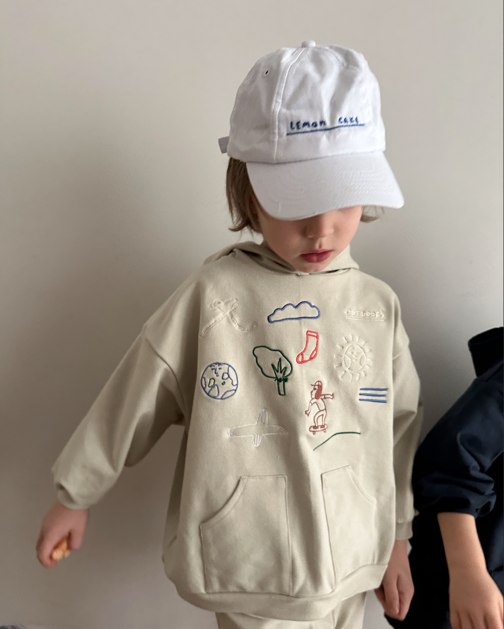 Statement Hoodie - Crème