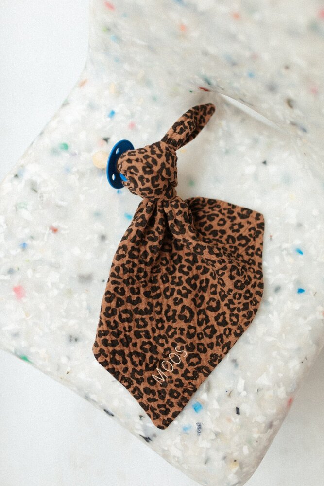 Kleines Musselintuch - Leopard