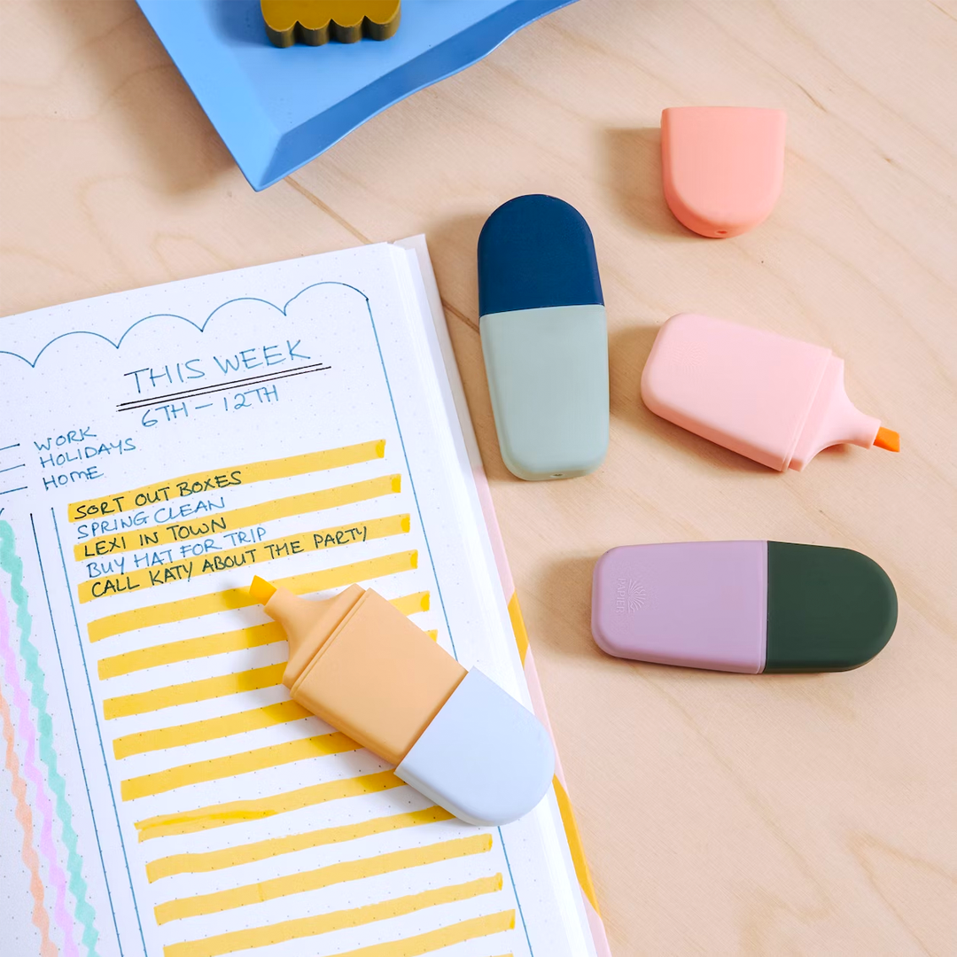 Mini Textmarker - 4-er Set