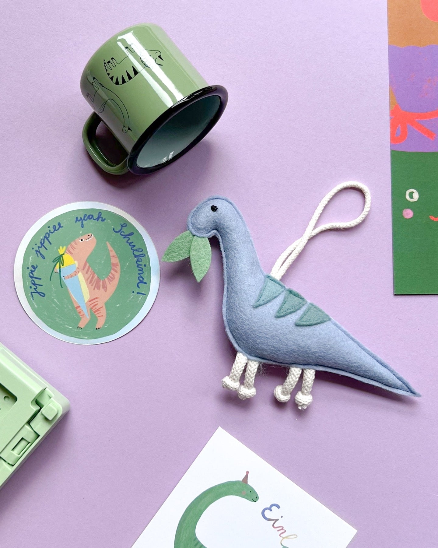 Dino Diplodocus - Caketopper / Anhänger