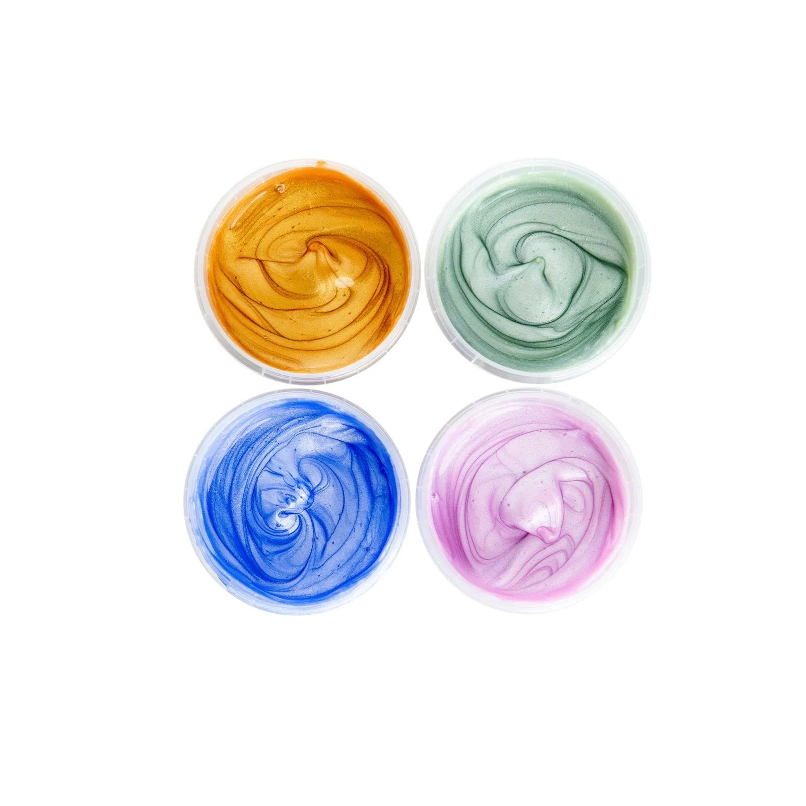 Kristall-Fingerfarben 4er Set “Mika”