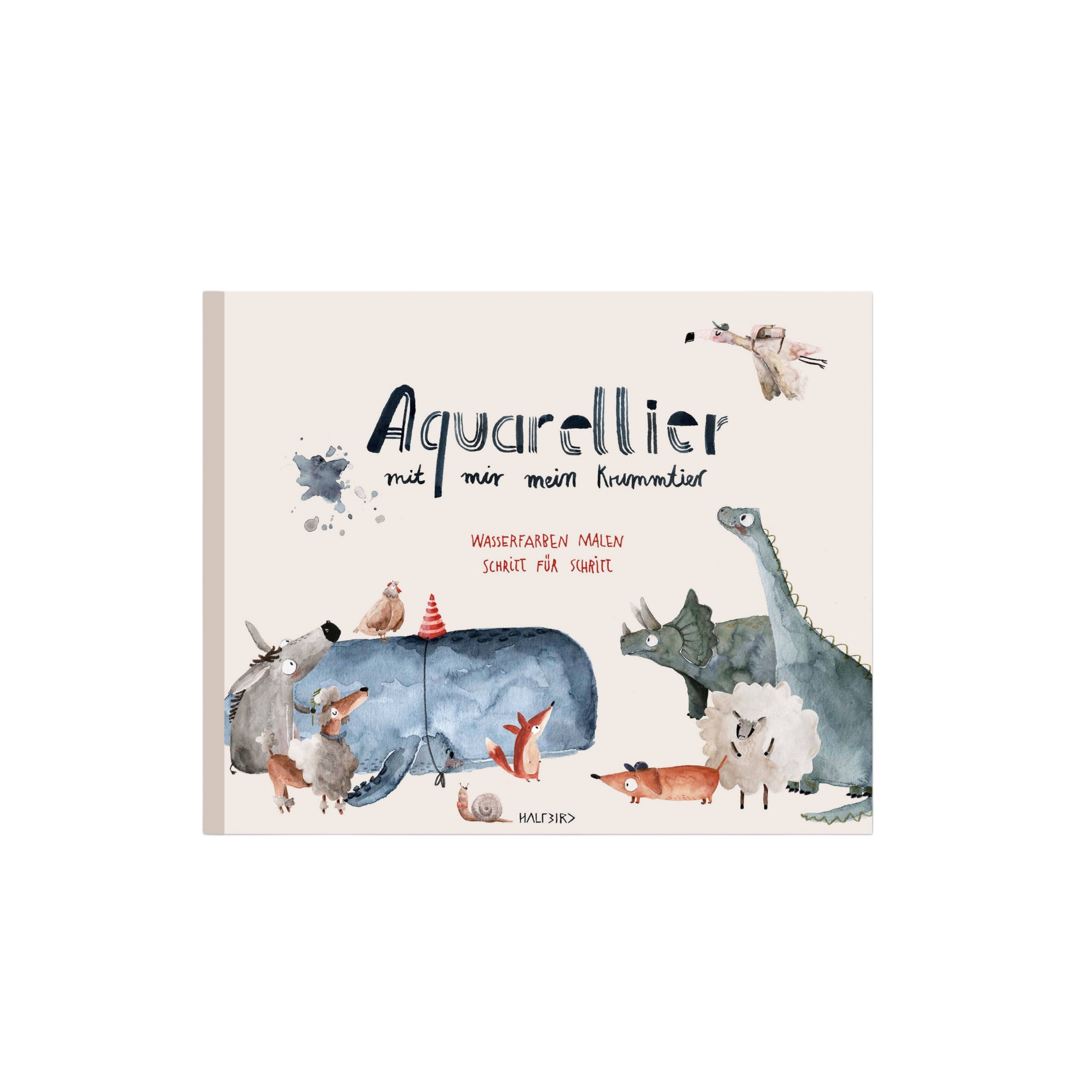 Malbuch - Aquarellier mit mir mein Krummtier