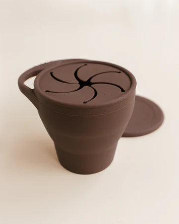 Faltbarer Snack Becher - Dark Brown