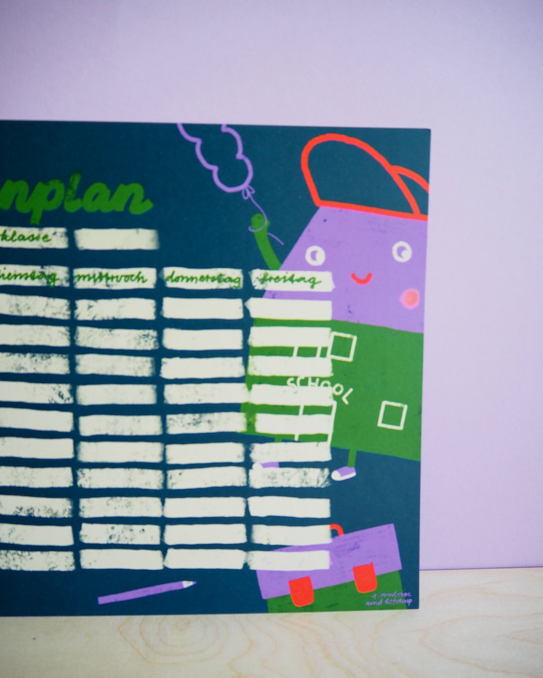 Stundenplan - Blau