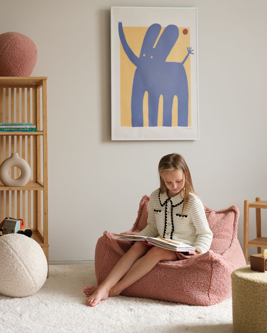 Bean Bag 'Sitzsack' - Teddy 'Guave Pink'