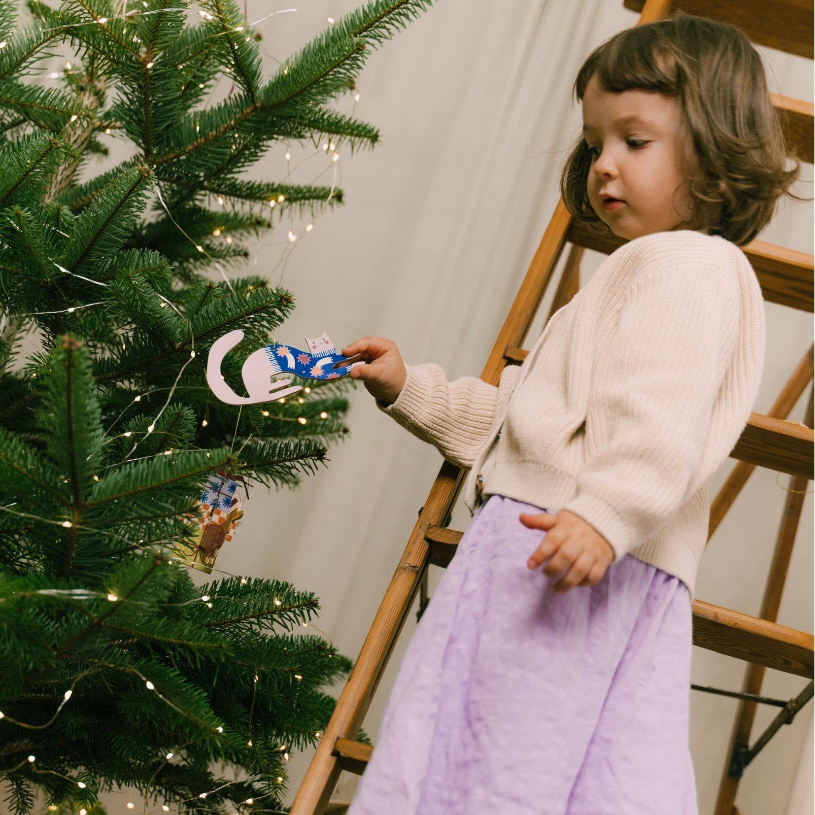 Katze-Weihnachtsdeko