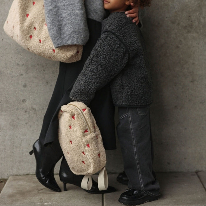 Mini Rucksack - Teddy Ecru 