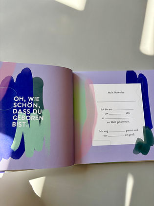 Babybuch- Hey Baby Willkommen