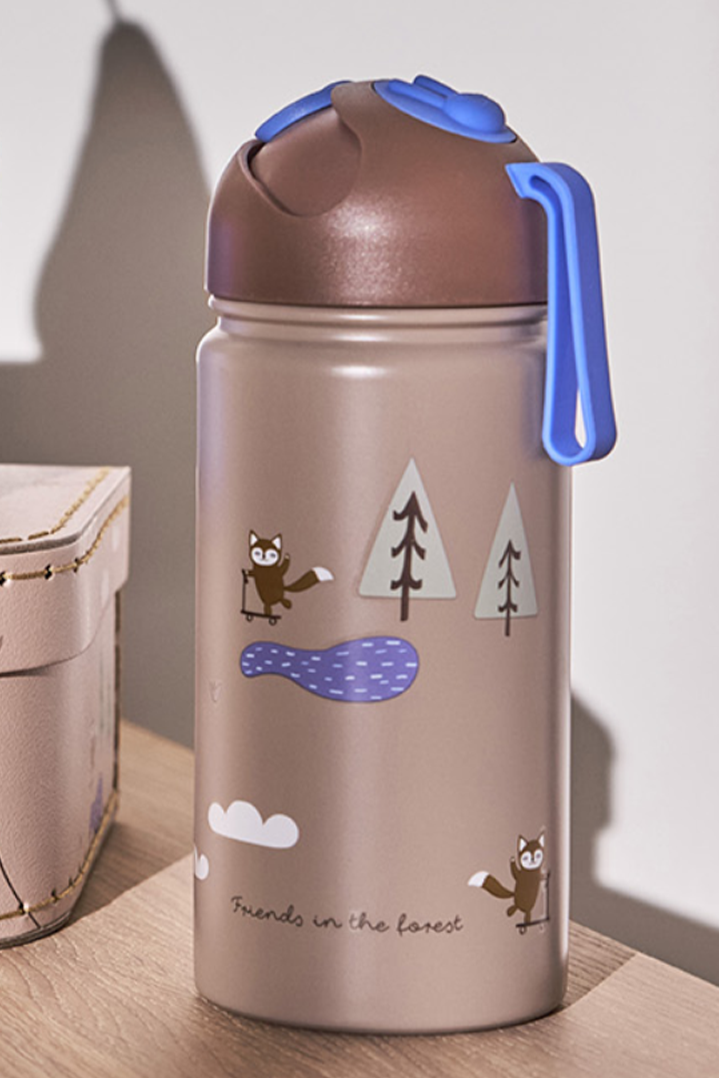 Thermo Trinklasche - Friends in the Forest 'Blue'