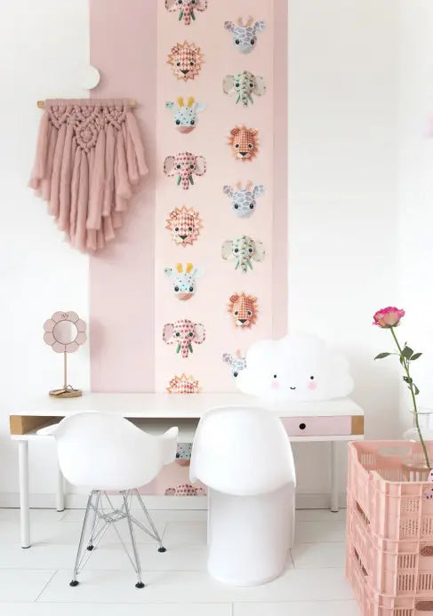 Tapete - Wild Animals 'Pink'