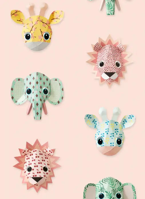 Tapete - Wild Animals 'Pink'