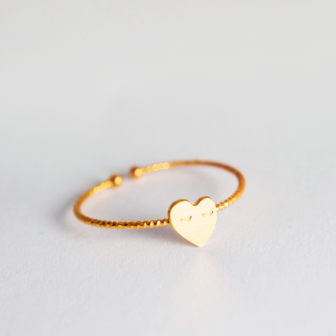 Kinder Ring - 24K vergoldet