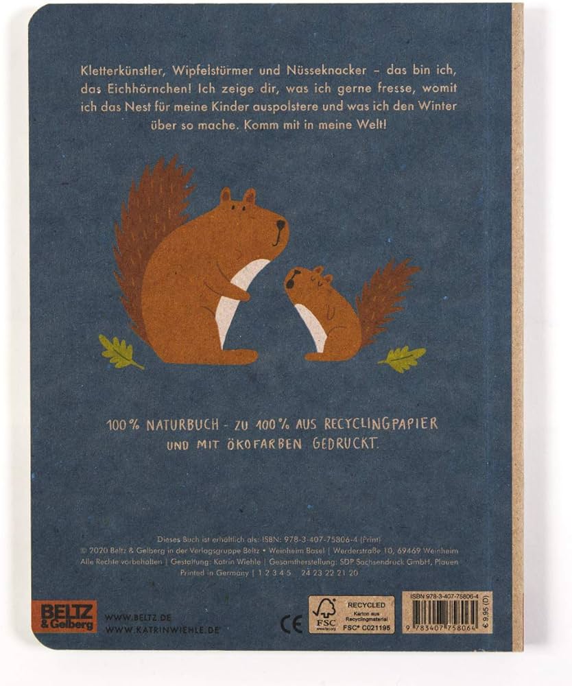 Ich bin das Eichhörnchen - Naturbuch