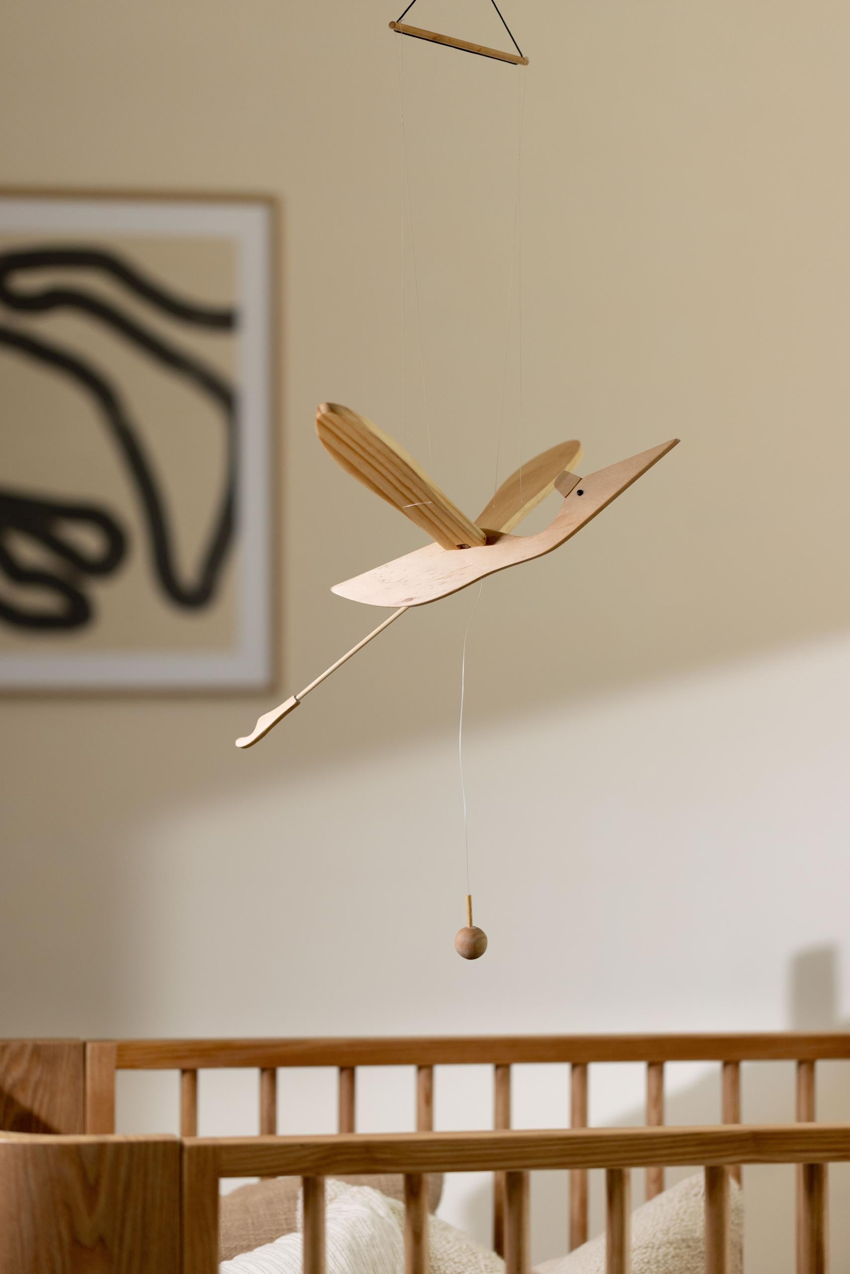 Holz Mobile - Möwe