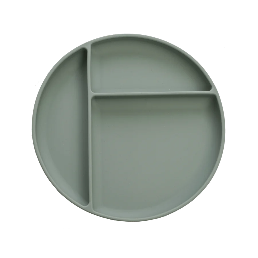 Plate with suction cup 