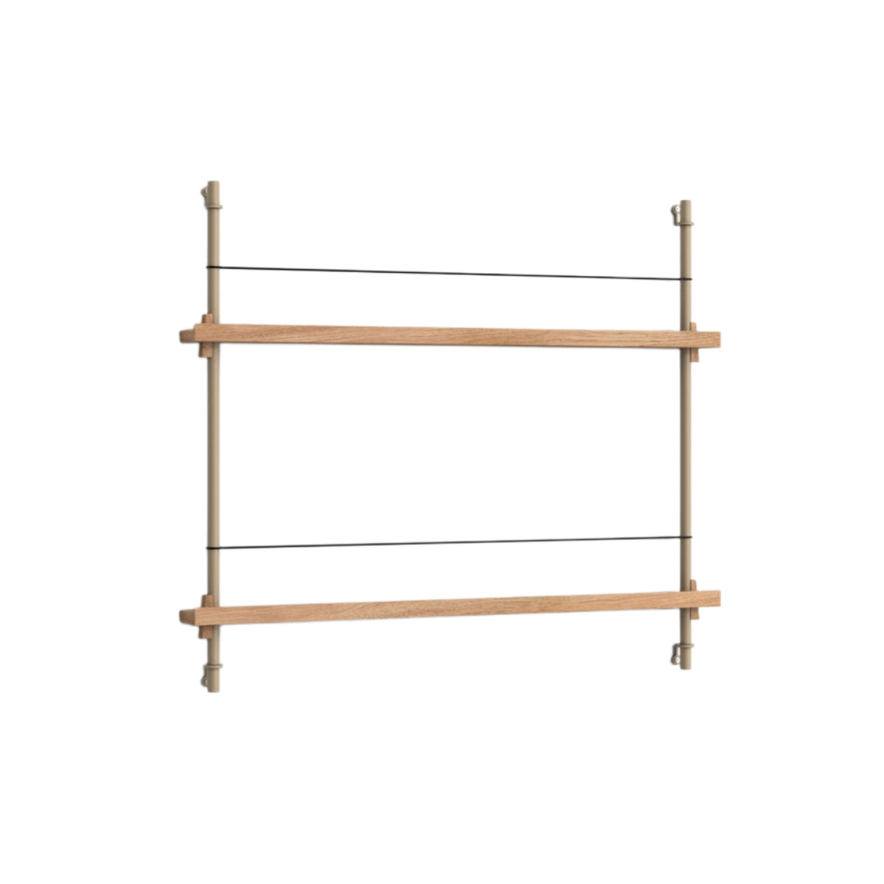 Magazine Shelving – MS.65.1 / Oak & Warm Grey