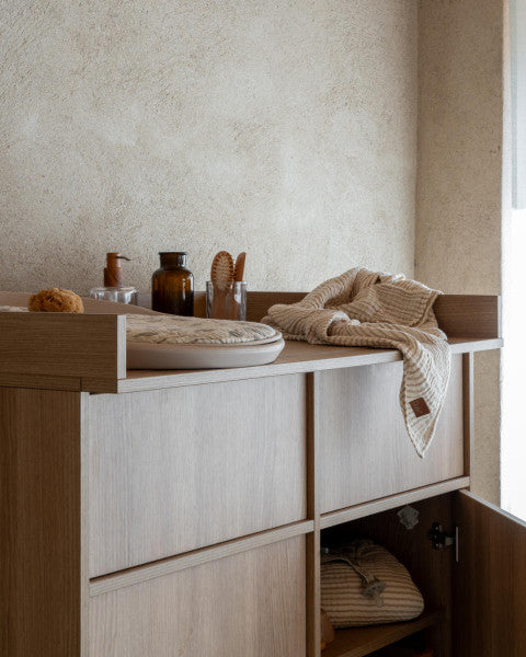 'Kyo' Wickelaufsatz für Sideboard - Honey Ash