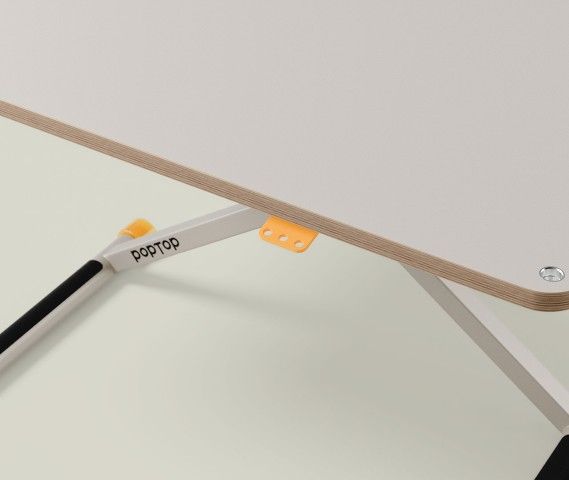 Kinderschreibtisch 'höhenverstellbar' - grau