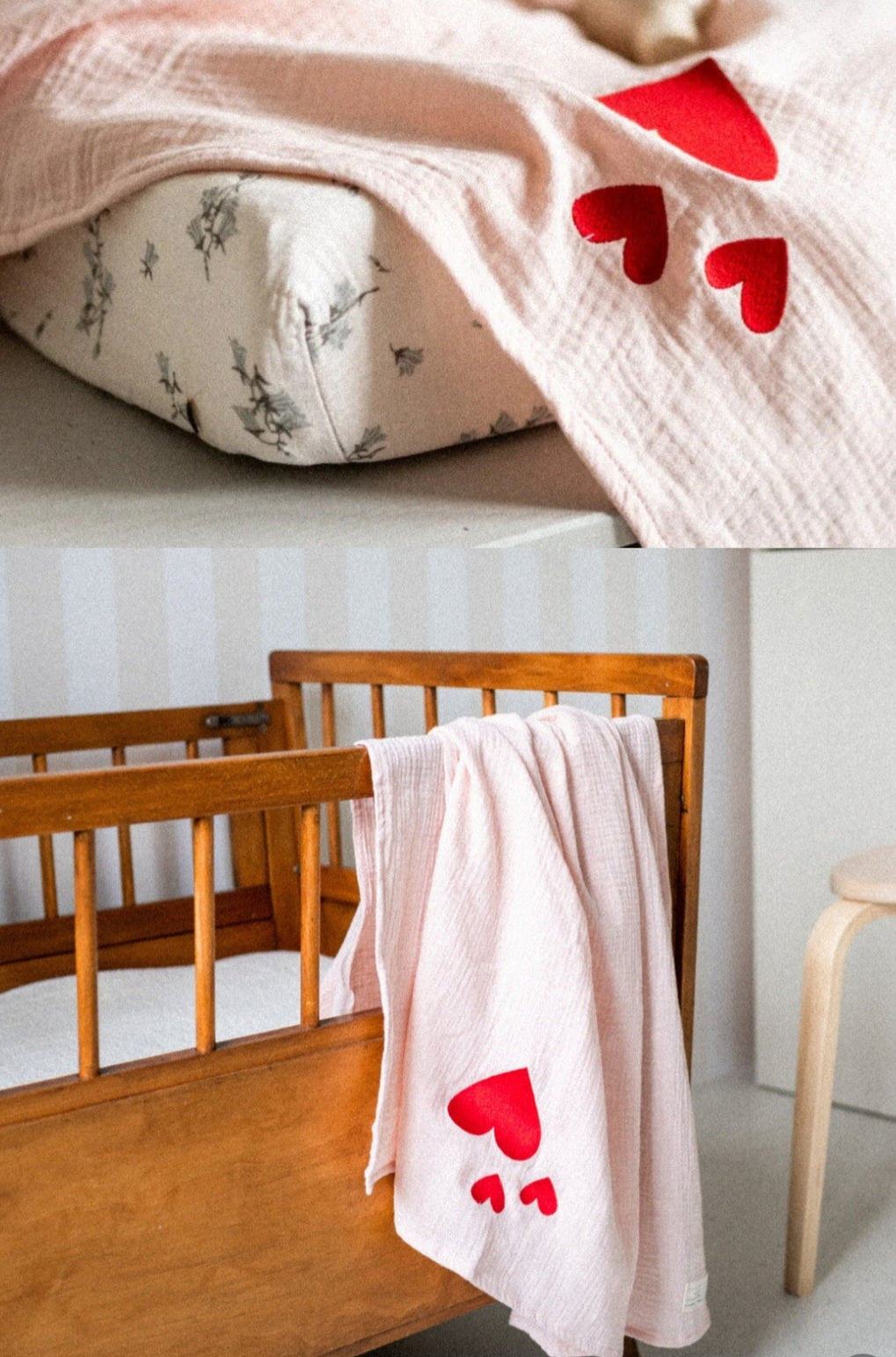 Grosses Musselintuch - Pinky Promise